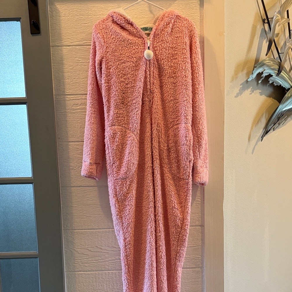Aina Be Pink Fleece Pajama Onesie